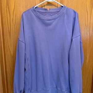 Aerie L Purple Sweater